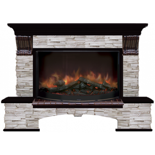 Каминокомплект Glenrich Бостон Мисхор 86 (венге)+Rondo S86 Каминокомплект Glenrich Бостон Мисхор 86 (венге)+Rondo S86 в Пскове