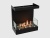 Встроенный биокамин Lux Fire Фронтальный 440 S Lux fire
