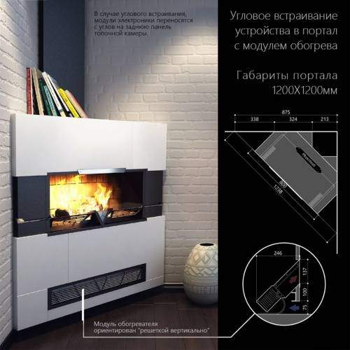 Электрокамин FEUERBACH Type-812 в Пскове