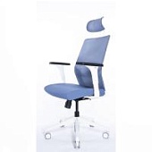 Ортопедическое кресло Falto Soul Синее с белым каркасом Ортопедическое кресло Falto Soul Синее с белым каркасом