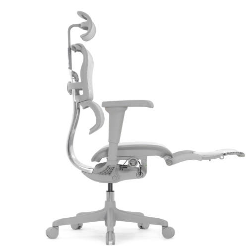 Ортопедическое кресло Falto Ergohuman 2 Ultra Footrest Серое