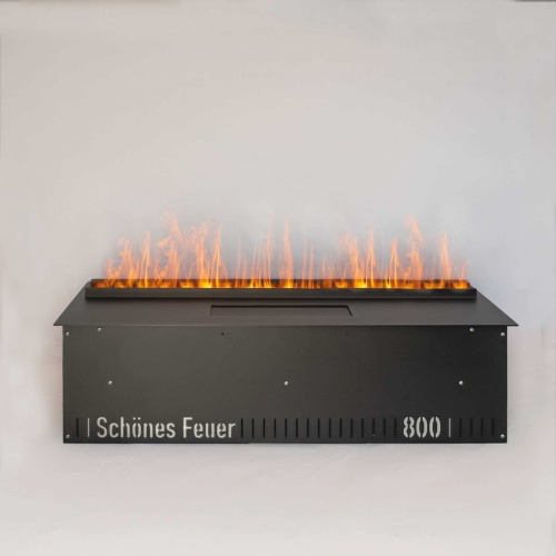 Электроочаг Schönes Feuer 3D FireLine 800 Pro со стальной крышкой в Пскове