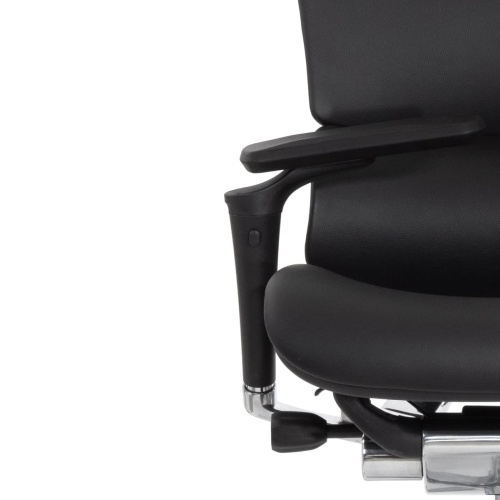 Ортопедическое кресло Falto Leather Premium Черное