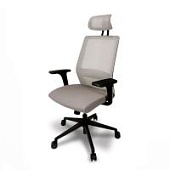 Ортопедическое кресло Falto Soul Серое с черным каркасом Ортопедическое кресло Falto Soul Серое с черным каркасом