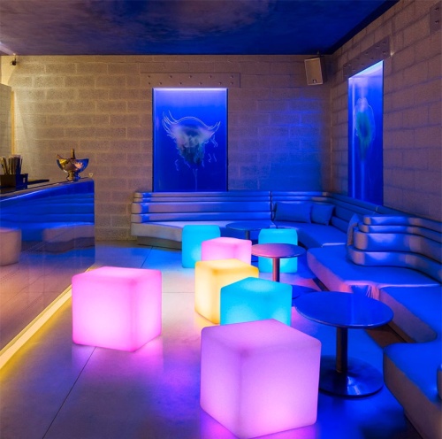 Светильник Куб 30 с питанием от АКБ, RGB